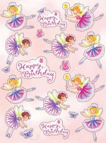 Stickers-Garden Fairy-4 Sheets