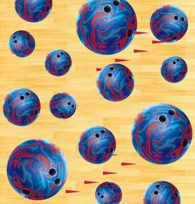 Tablecover-Rectangle-Bowling Fanatic-Plastic