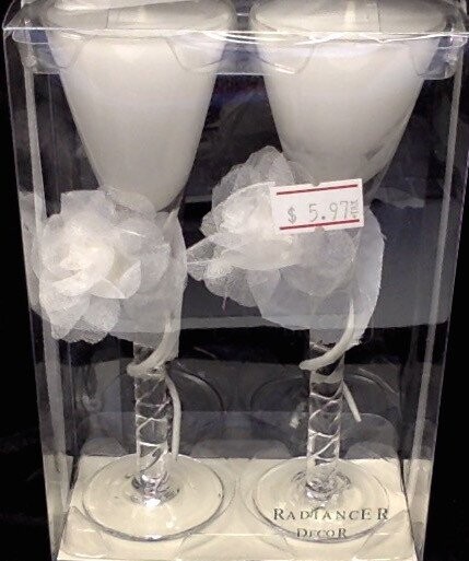 Candles-Wedding-2pk/7&#39;&#39;