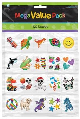 Favors-Tattoos-Value Pack-120pk