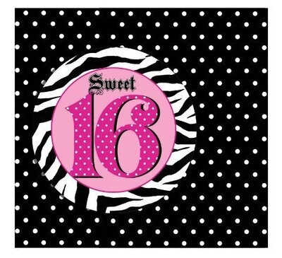 Invitations-Super Stylish Sweet 16