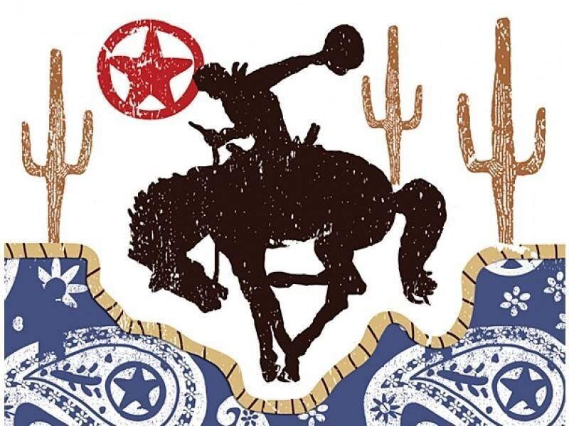 Invitations-Western Lasso-8pkg
