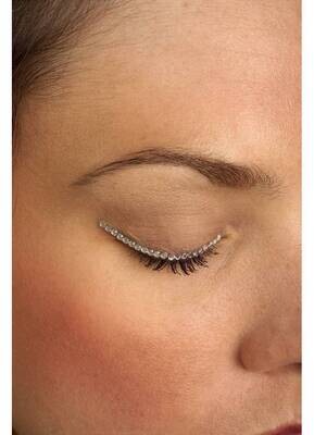 Costume Accessory-Silver Sparkle Eyelids-1pkg