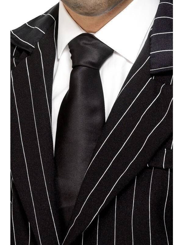 Costume-Gangster Tie-Black