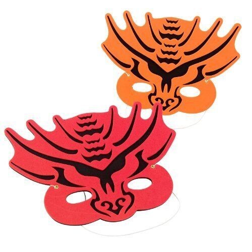 Mask-Red Dragon-Foam-4pk