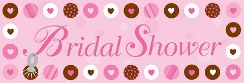 Party Banner-Plastic-Bride To Be Dots-1pkg
