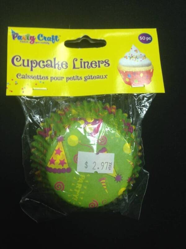 Cupcake Liners-Party Hats-50pk/2.75&#39;&#39;
