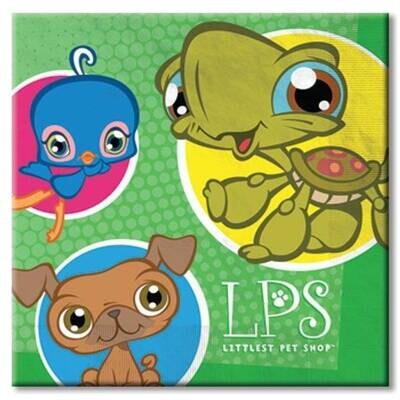 Napkins-LN-Litttle Pet Shop-16pk-3ply (Discontinued)