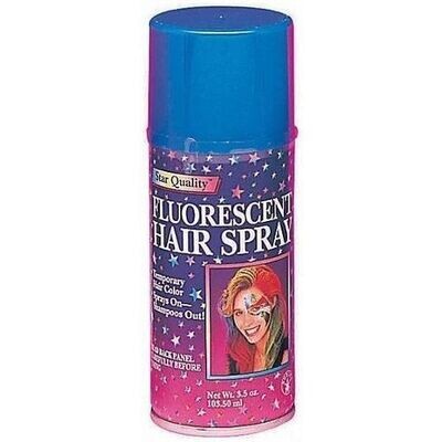 Fluorescent Blue Hair Spray-1pkg-3oz