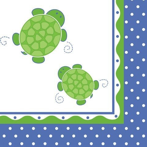 Luncheon Napkins-Mr. Turtle-16pkg-3ply-Discontinued/Final Sale