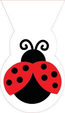 Loot Bags-Ladybug Fancy-8pkg