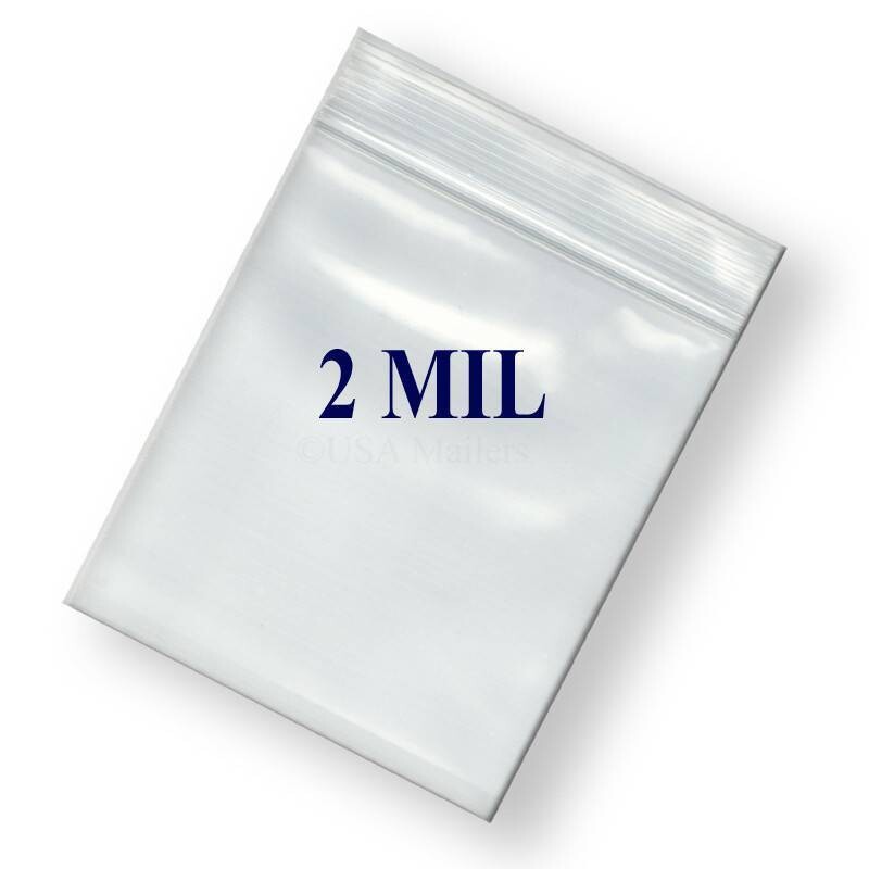 Ziplock Bag-Clear-Plastic-3&quot; x 3&quot;-2mil-100pk