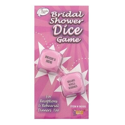 Bridal Shower-Dice Game-2pkg