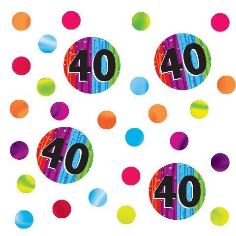 Confetti-Milestone Celebrations 40th