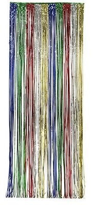 Door Fringe-Foil-Multi-Colour-1pkg