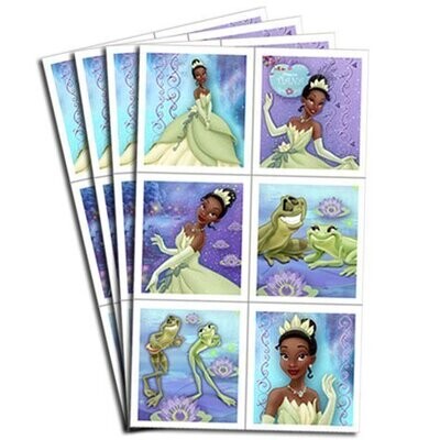 Stickers-Princess and frog-24pk (Discontinued)