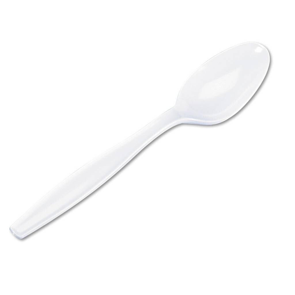 Plastic Spoons-White-36pkg