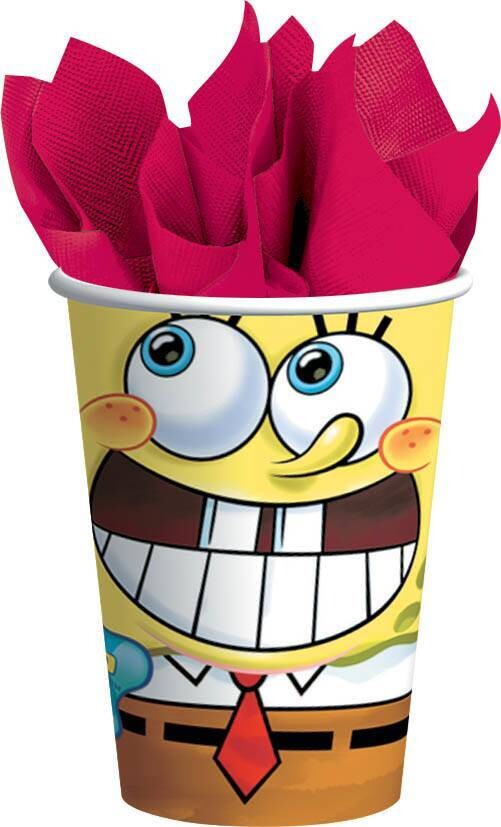 Cups-SpongBob-Paper-9oz-8pk