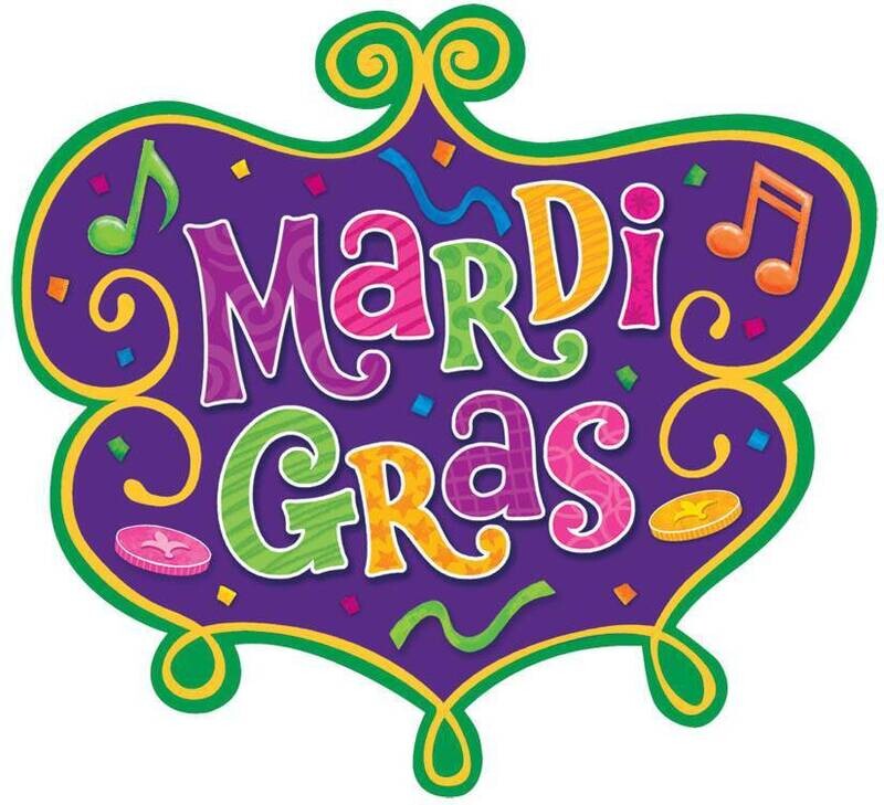 Cutouts- Mardi Gras -Paper -10.5&#39;&#39; x 11&#39;&#39;