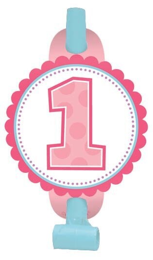 Blowouts-1st Bday Pink