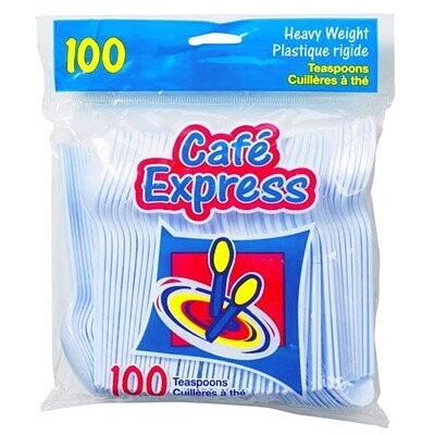 Plastic Spoons-White-100pkg