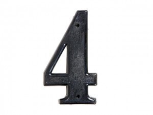 Numbers-#4-Black-Plastic-5.25&#39;&#39;