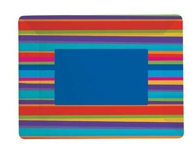 Tray-Mexican Fiesta Colorful-Plastic-14&#39;&#39;x10&#39;&#39; - (Discontinued)