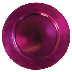 Charger Plate-Magenta-1pkg-Plastic-13&quot;