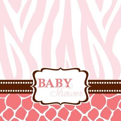 Napkins-LN-Wild Safari Pink-16pkg-3ply - Discontinued