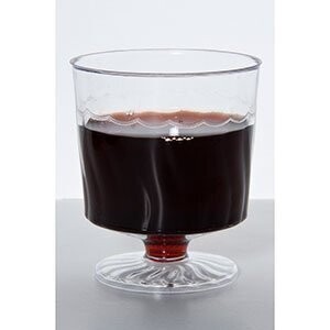 Wine Glass-Clear-Plastic-2oz-20pk