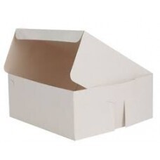 Cake Box-White-Paper-10''x10''x3.5'' **
