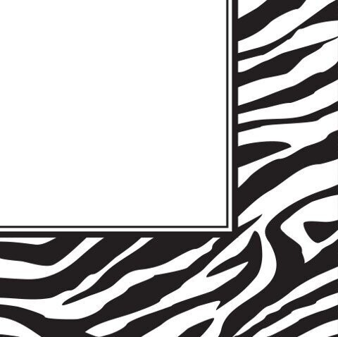 Napkins-LN-Zebra Print-16pkg-3ply (Discontinued)