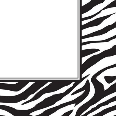 Napkins-LN-Zebra Print-16pkg-3ply (Discontinued)