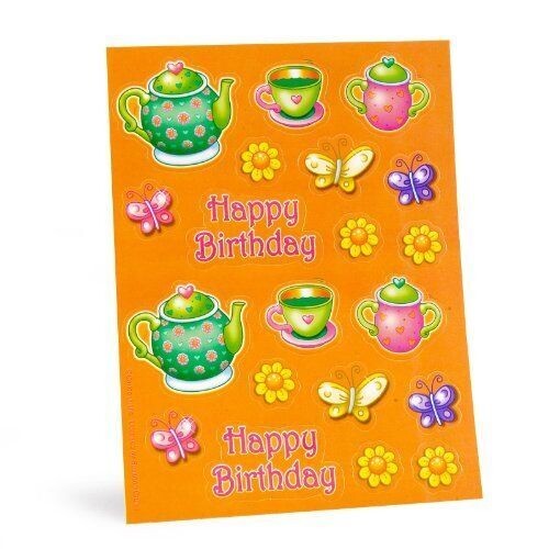 Stickers-Tea party-4 Sht (Discontinued)