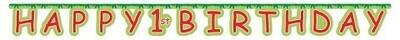 Jointed Banner-Jungle Buddies 1st Birthday-1pkg-7.23ft