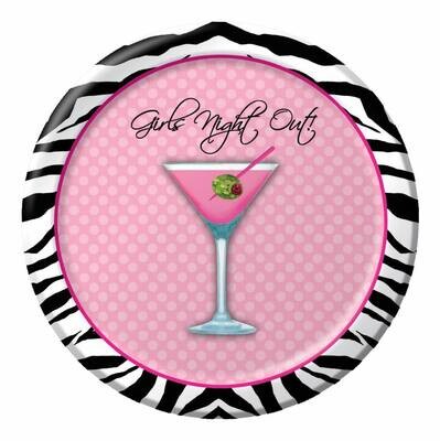 Plates-Sassy &amp; Sweet Girls night out-8pk-Paper- Discontinued