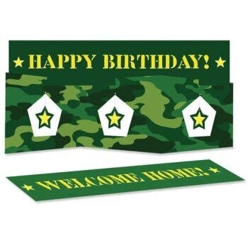 Centerpiece - Camouflage -1pkg 24&quot; x 9.5&quot;