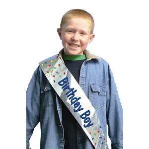 Sash - Foil - Birthday Boy - 1pk - 66x4&#39;&#39;