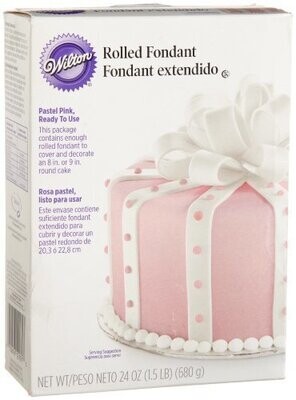 Rolled Fondant-Pastel Pink-1pkg-680g
