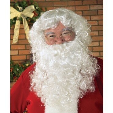 Wig-White Santa Beard-1pkg