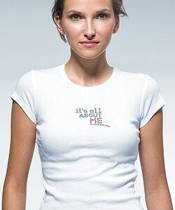 Iron Ons T-Shirt Accessory- It&#39;s All About Me- 1pc