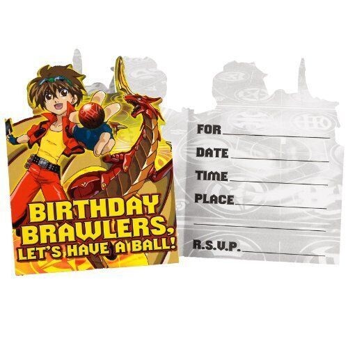 Invitations-Bakugan-8pk