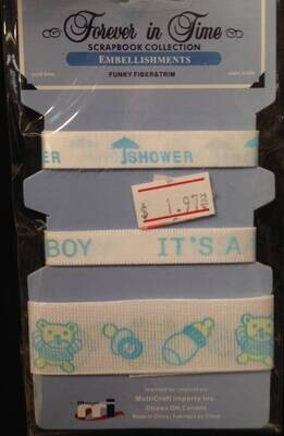 Ribbon-It&#39;s A Boy-Blue or Pink-3pk
