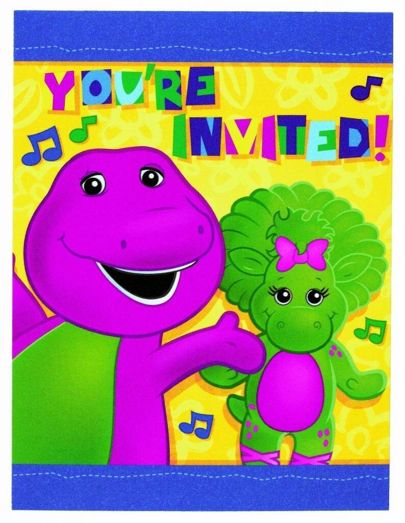 Invitations-Barney-8pk  (Discontinued)