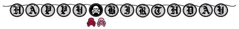 Banner-Ribbon-Customizable-Pirate Party Birthday-1pkg-5.5ft