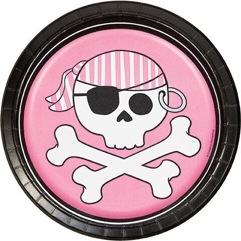 Plates-BEV-Pink Pirate-8pkg-Foil