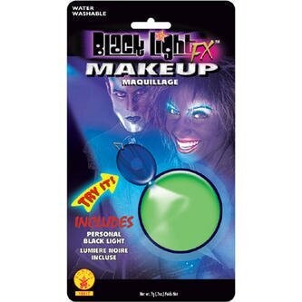 Costume Accessory-Green Blacklight Makeup-1pkg-24g