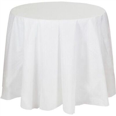 Tablecover-Round-White-Paper- Discontinued