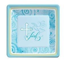 Plates-BEV-Faithful Dove Cross Blue-8pkg-Paper