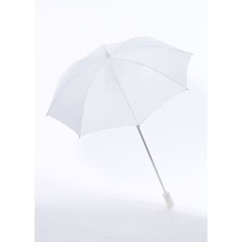 Umbrella-White Parasol-1pkg-32.5&#39;&#39;x30&#39;&#39;